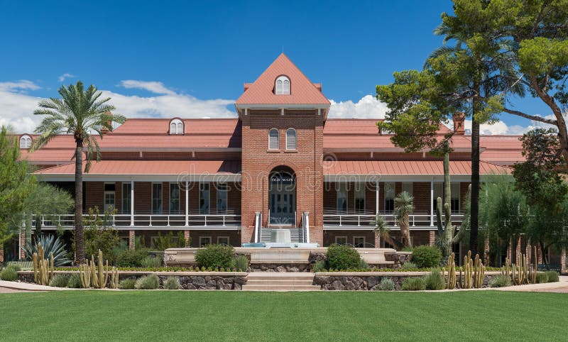 Old Main building editorial photo. Image of tucson, lawn - 101713236