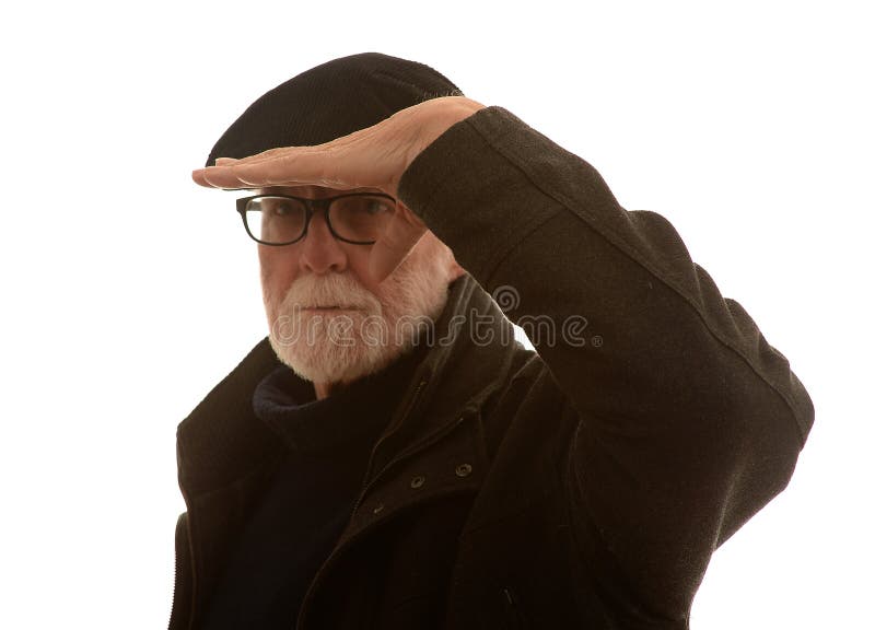 old-man-peering-distance-white-beard-spectacles-dressed-dark-coat-flat-cap-far-white-background-38341683.jpg
