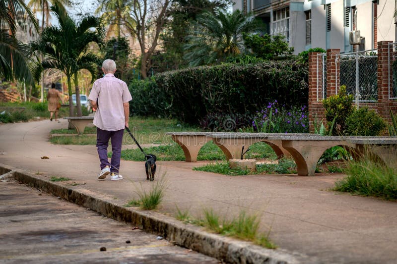 Old man walking near board with posters on street · Free Stock Photo