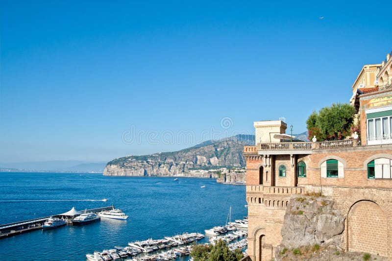 Old mansion on the amalfi coast
