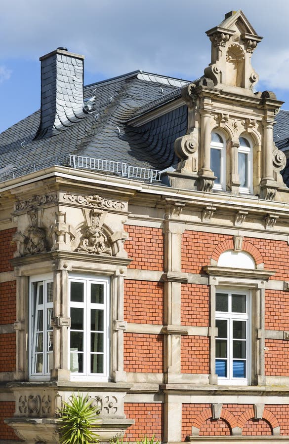 An old mansion in Neustadt an der Weinstrasse, Germany functioning as a restaurant today