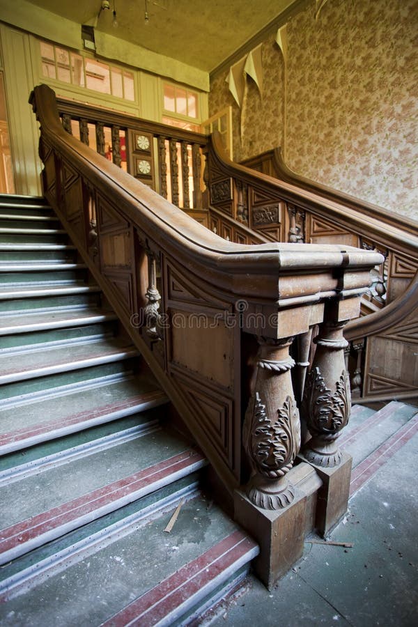 Old mansion staircase