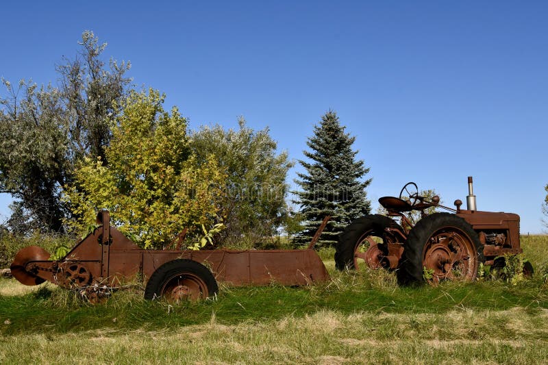 Old Manure Spreader Missing the Beater Stock Photo Image of dung