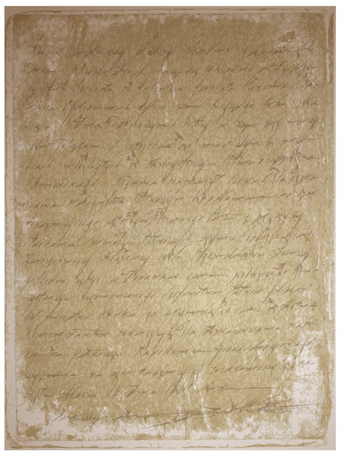 Old manuscript vector illustration Old manuscript vector illustration