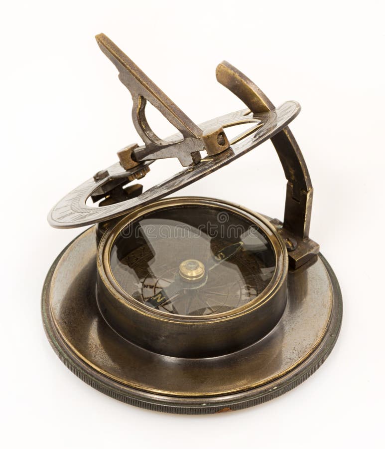 Old Mariner S Compass of the XIX Century Stock Image Image of equipment 35683303