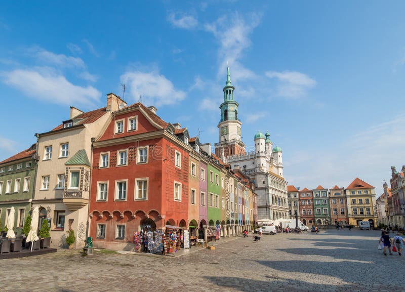 The Old Market Square, Poznan Old Town, Poland Editorial Photography ...