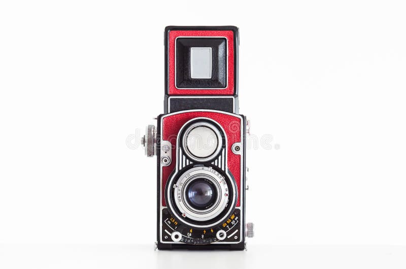 Old Medium Format Twin Lens Reflex Camera Stock Photo Image of medium, aged 115652482