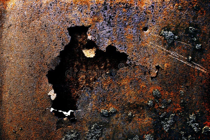 Metal Background with Old and Shabby Paint on it Stock Photo Image of