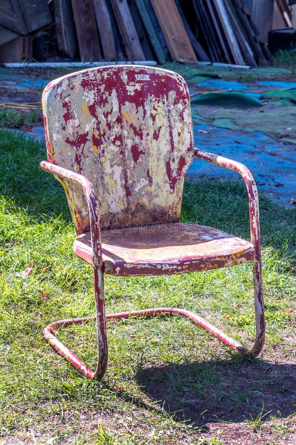 Metal Outdoor Table and Chairs Stock Photo Image of garden, peaceful