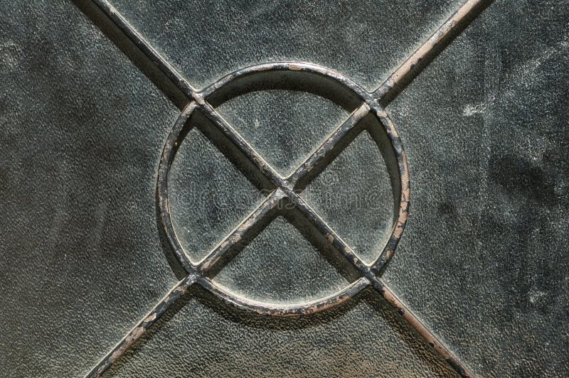 Old metal door decoration stock image. Image of city 42615557