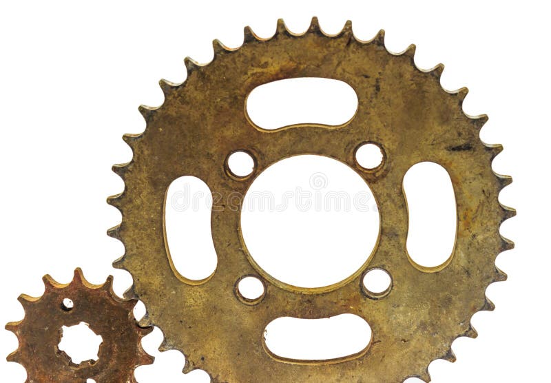 Old metal gears stock image. Image of device, industrial 66224485