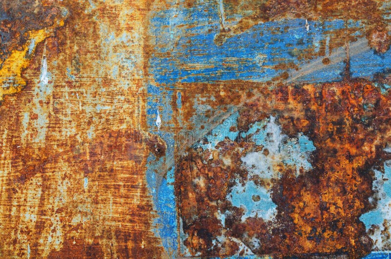 old metal iron rust background and texture grunge