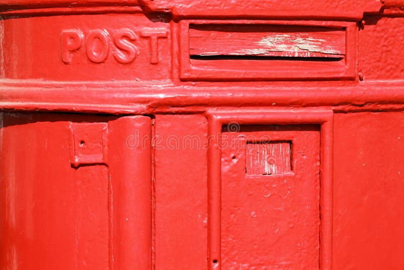 Old metal mail box royalty free stock photos