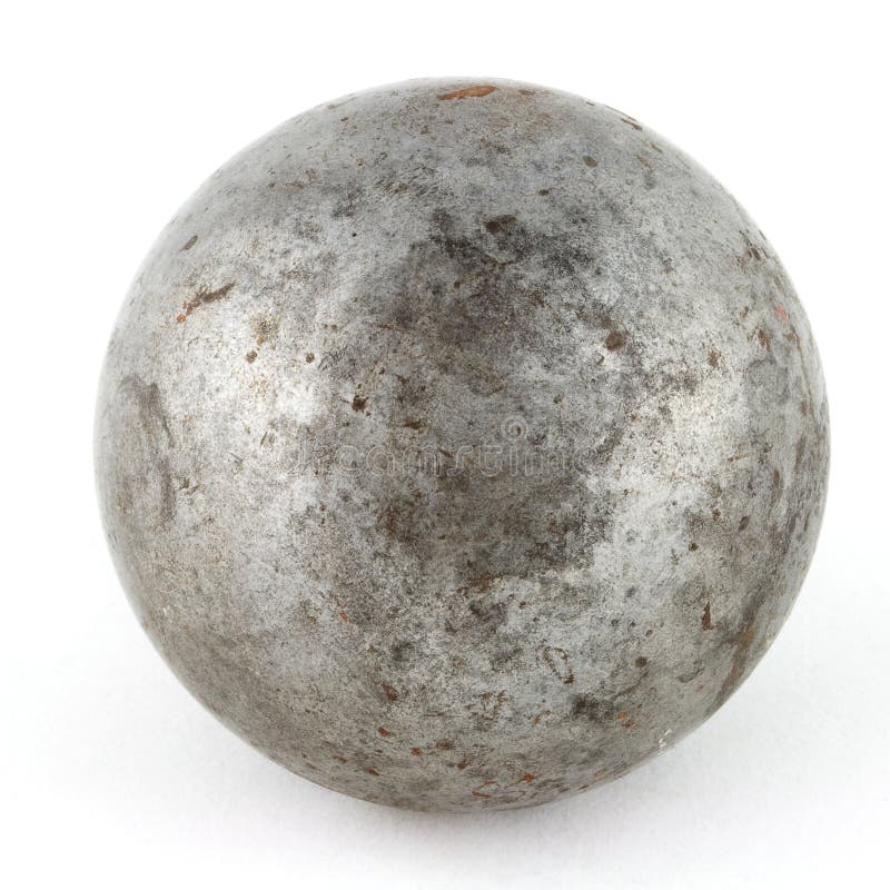An old metal sphere