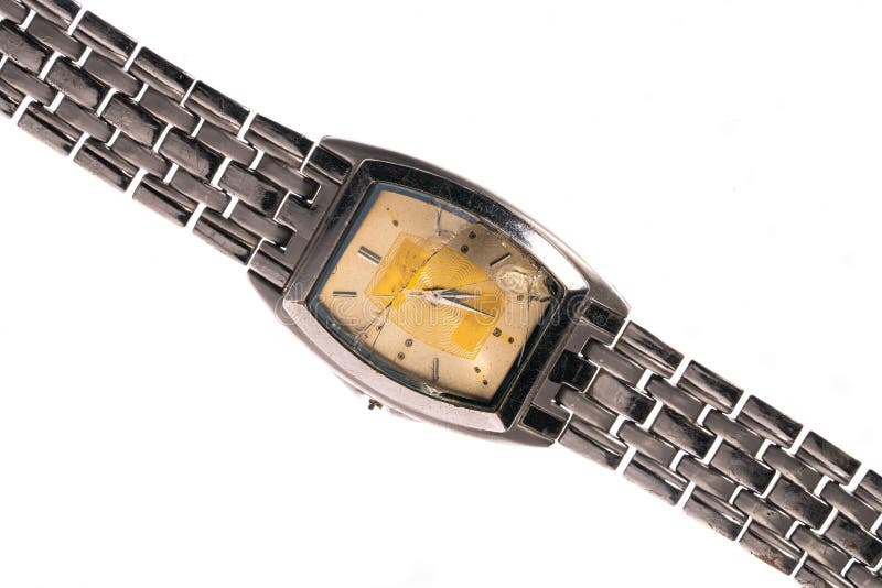 Old Wrist Watch Stock Photo - Download Image Now - Accuracy, Black Color,  Bracelet - iStock