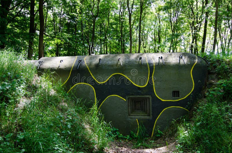 Old military bunker stock photo. Image of exterior, history 55213868