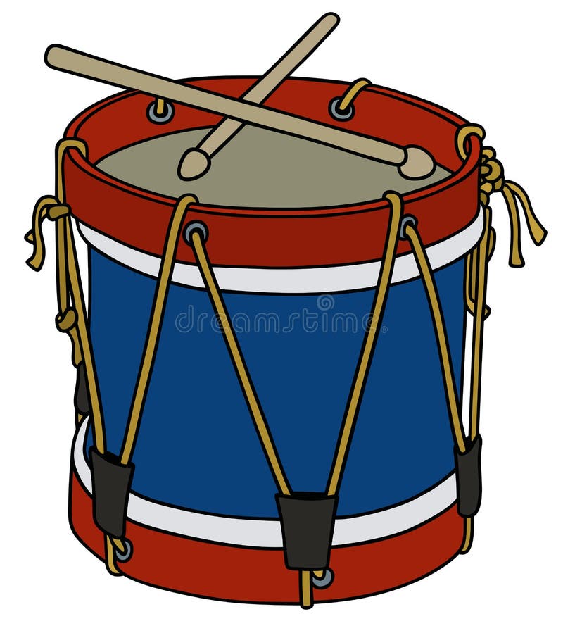 Old military drum