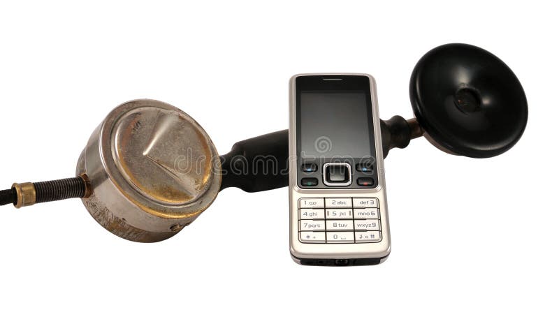 Old and modern phone