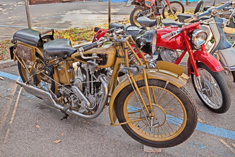 Old motorcycle Motosacoche 500 cc (1930)