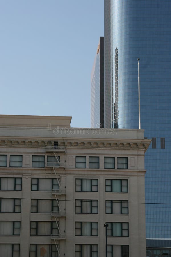 Old and new building