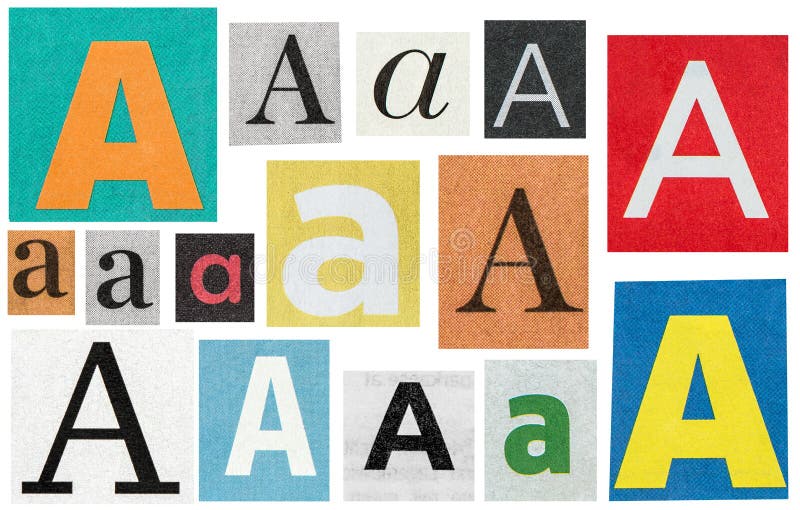 Alphabet Magazine Cutouts Photos Free Royalty Free Stock Photos From Dreamstime