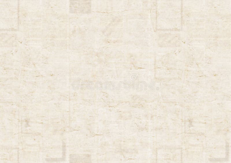 Vintage Grunge Newspaper Paper Texture Background Blurred Old