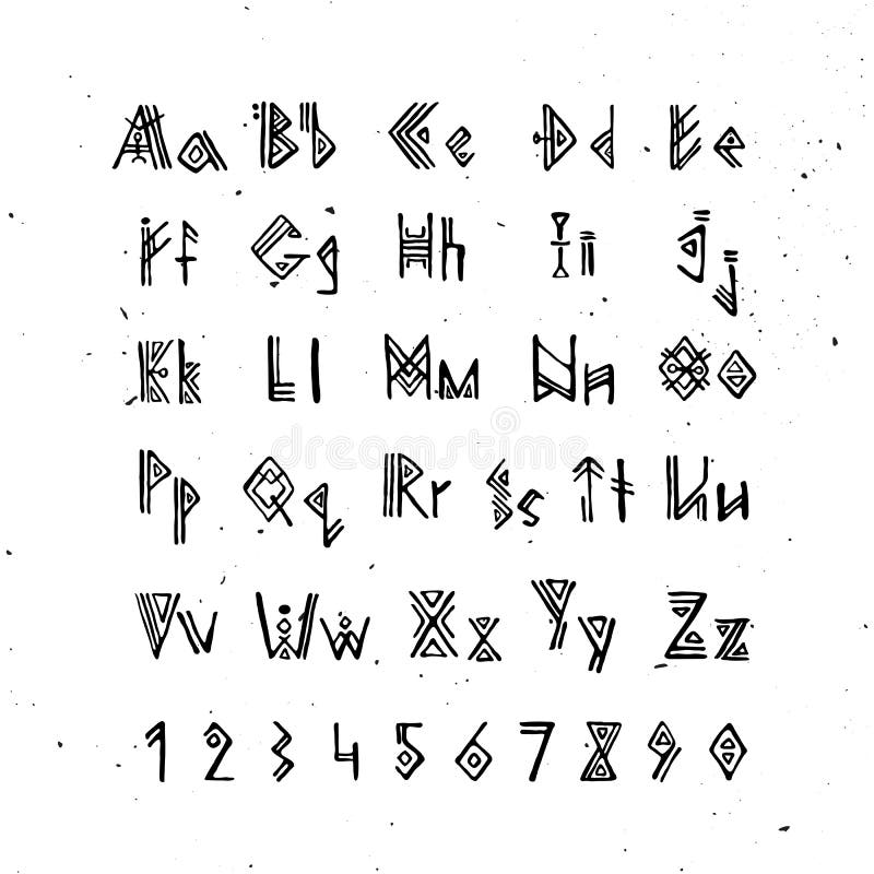 Letra Vikinga Runic Alphabet Alphabet Symbols Viking Runes