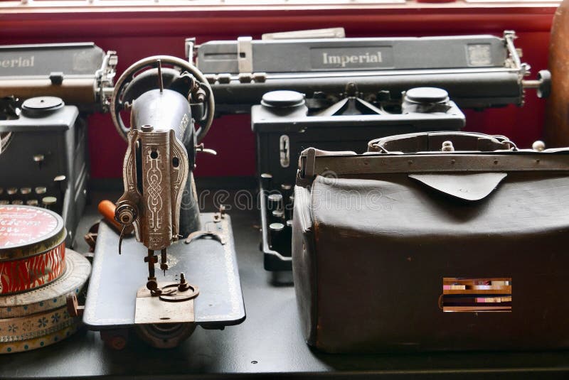 Old office equipment editorial stock image. Image of breifcase 103683064