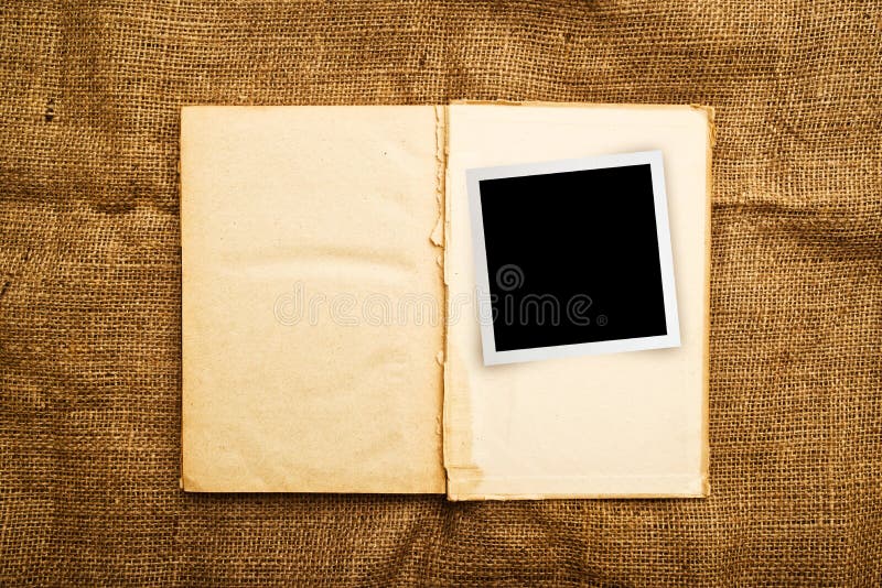 Vintage Books Open Blank Book On Stock Photo 311204324