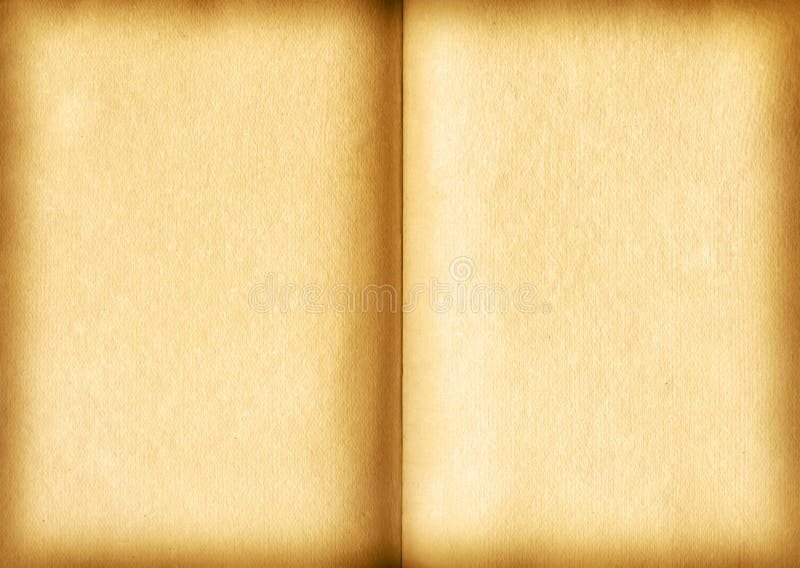 Old Open Medieval Book with Worn Parchment Pages Stock Image Image of