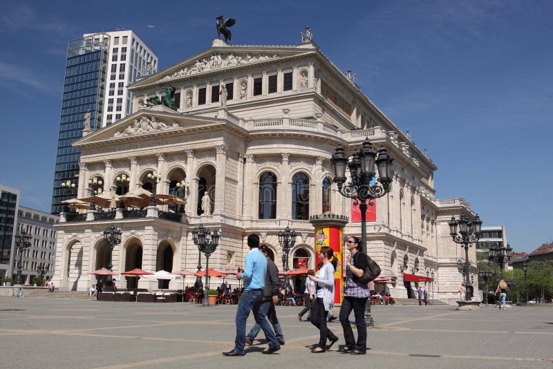 Old opera in Frankfurt