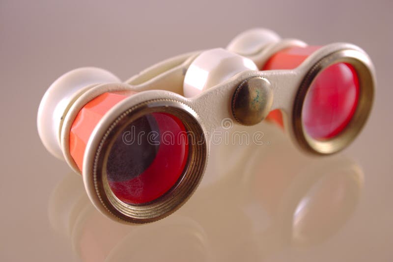 Old opera glasses stock photo. Image of antique, reflection 10619436