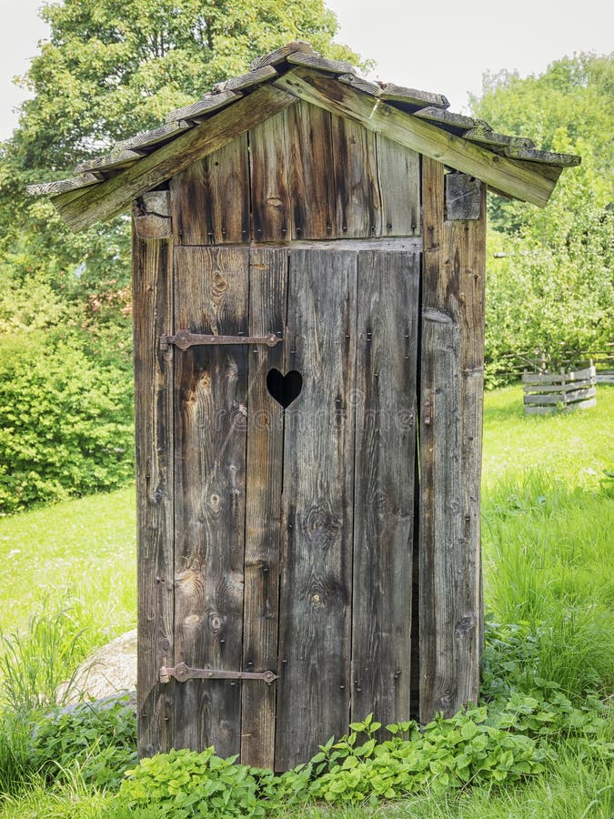 Old outhouse stock photo. Image of door, front, shack ...