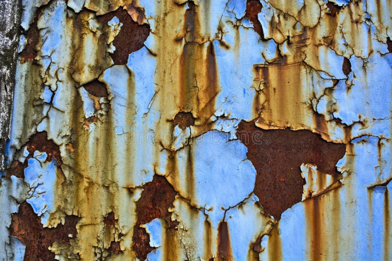 Old paint on metal stock photo. Image of destruction 82828590