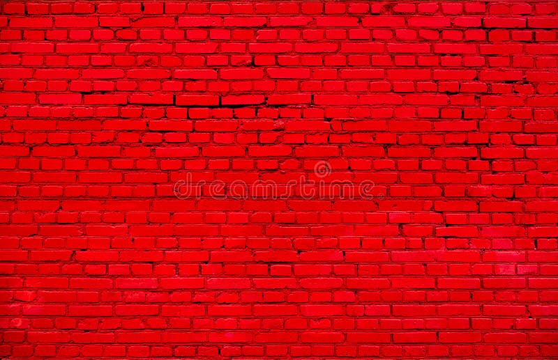 Old Painted Red Brick Wall Background Stock Photo - Image of bright,  background: 90815094