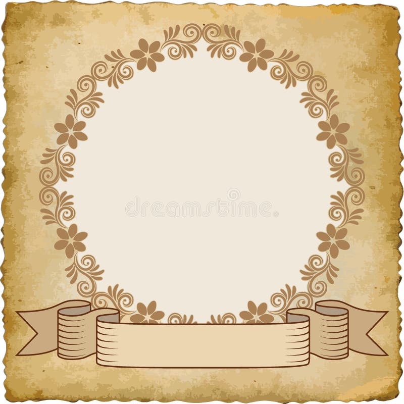 Frame royalty free illustration