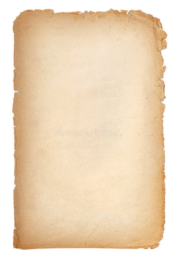 Old paper grunge texture, empty yellow page royalty free stock image