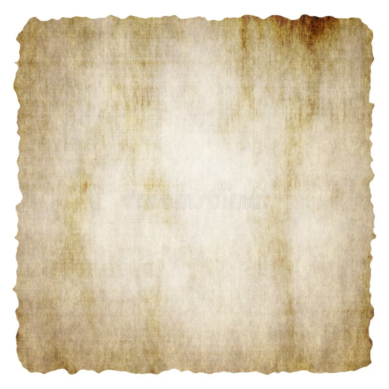 Old paper isolated vector illustration