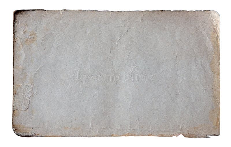 Old paper isolated on white background vector illustration