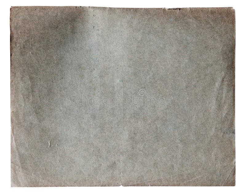 Old paper isolated on white background royalty free illustration