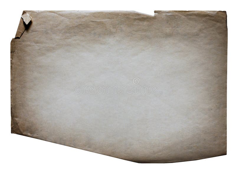 Old paper isolatedold stock illustration