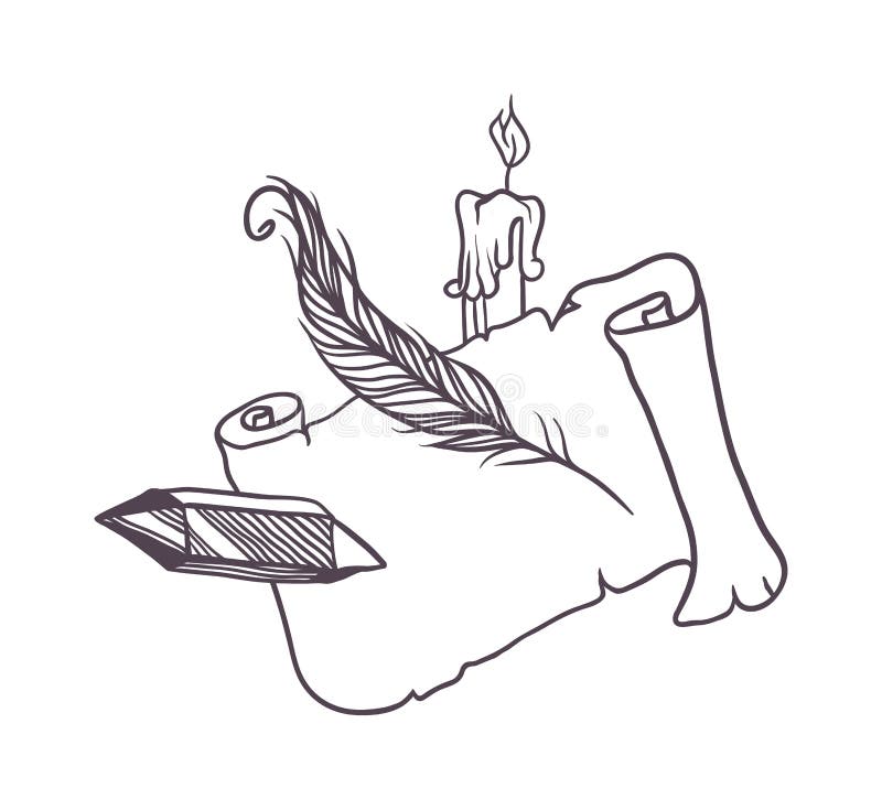 Old Paper Clipart Black And White