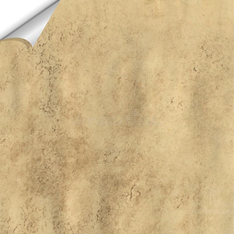 Old Paper Vintage with Corner Stock Vector Illustration of heap