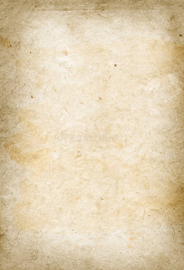 old parchment paper sheet vintage aged or texture isolated on white  background Stock Photo