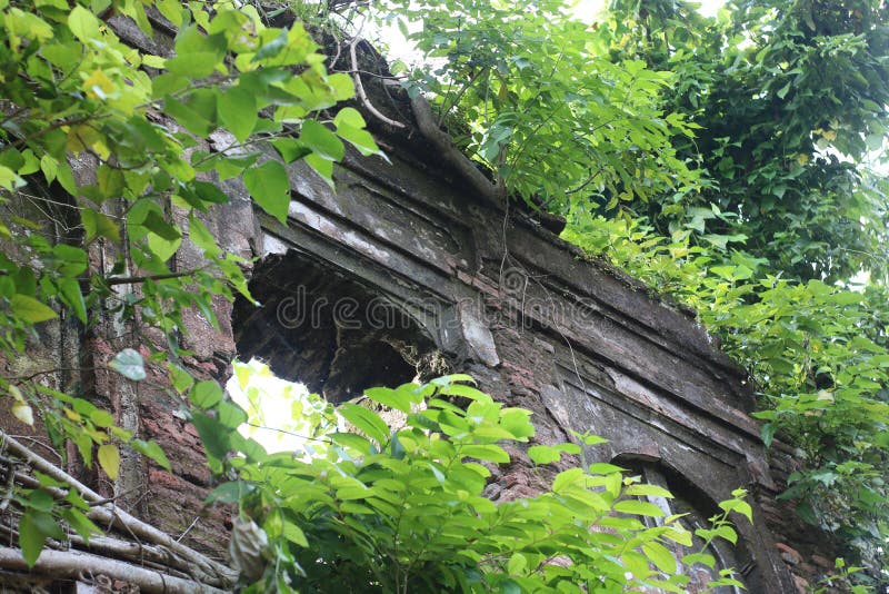 Old part of concrete building nice background photo royalty free stock photography