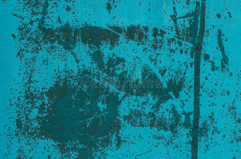 Old Peeling Paint. Rusty Surface. Metal Fence. Rust Structure. Stock