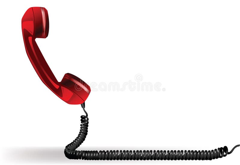 Old phone vector illustration