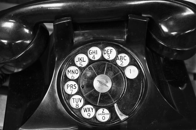 Old Phone - Antique Rotary Dial Telephone