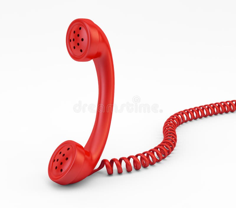 Old phone handset royalty free illustration