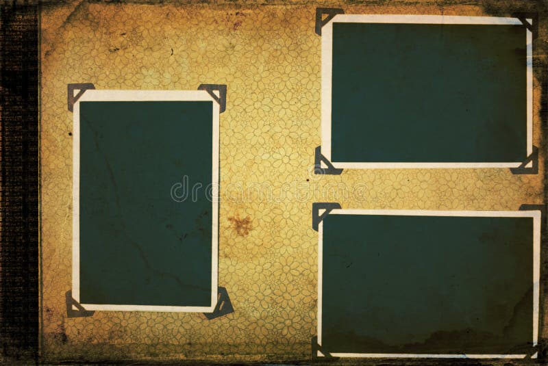 Old photo album stock image. Image of antique, crumpled 15925729